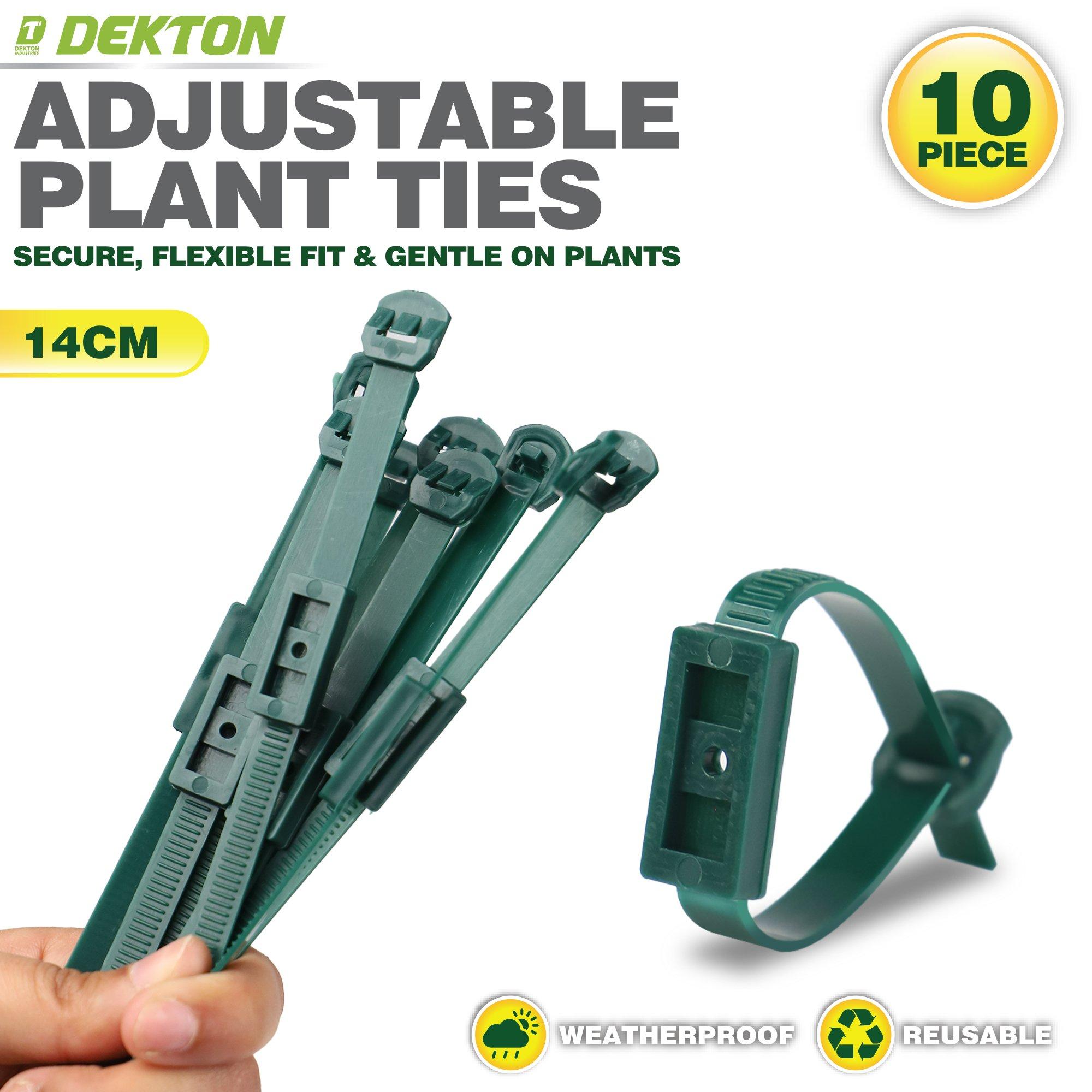 Green - Dekton - Dekton 10pc Plant Ties - 4