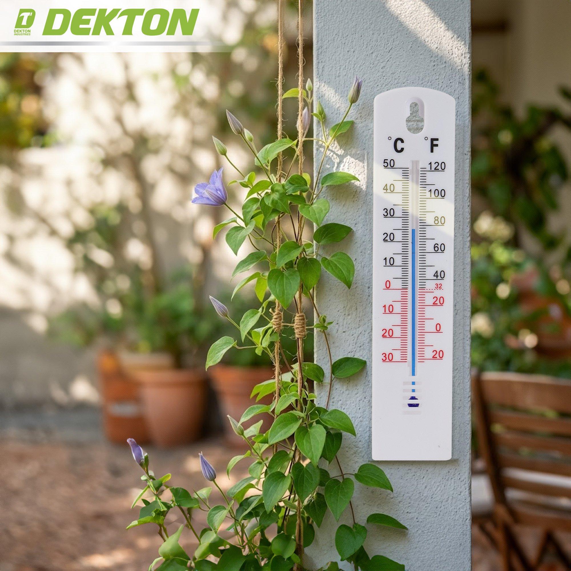 White - Dekton - Dekton Garden Wall Thermometer - 3