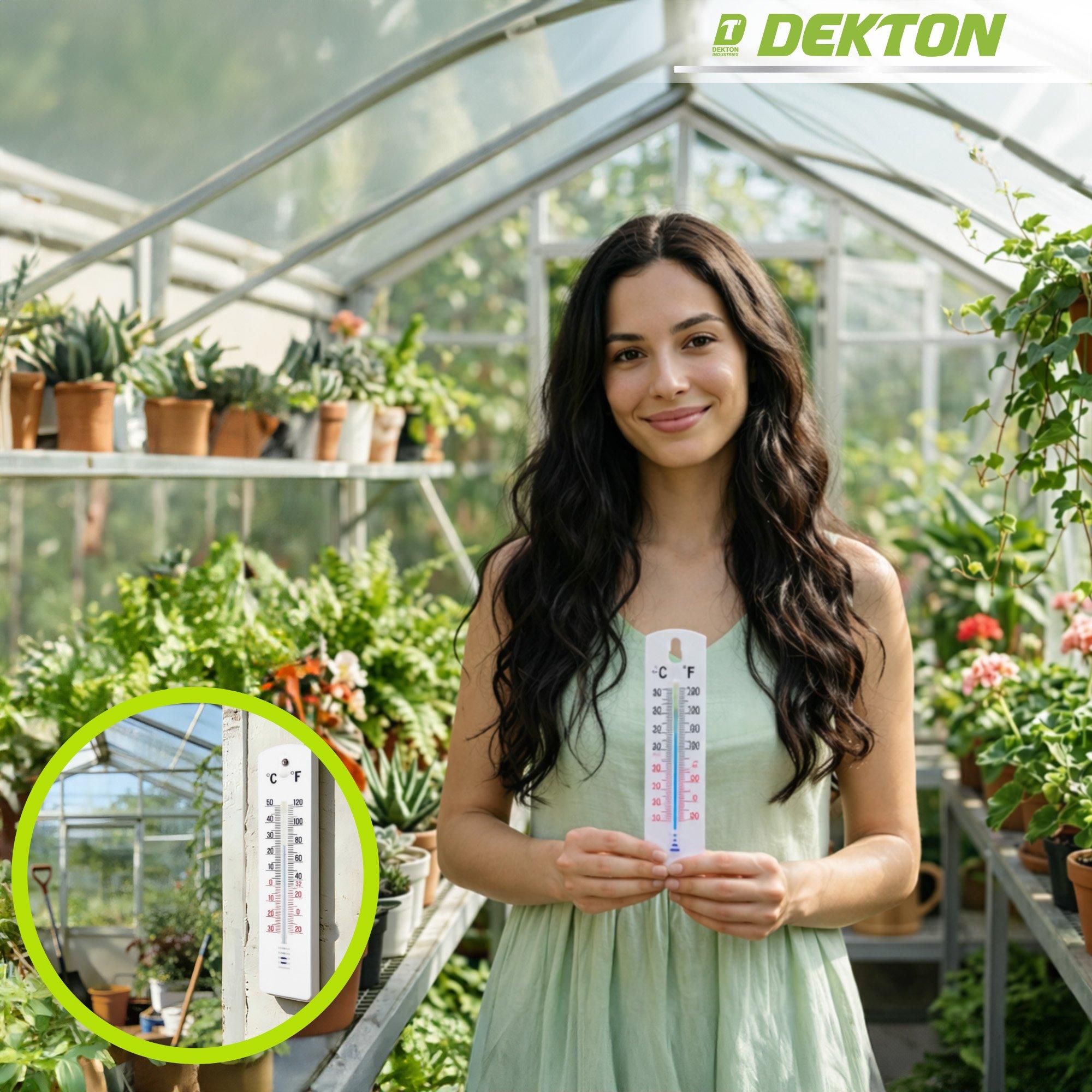 White - Dekton - Dekton Garden Wall Thermometer - 4