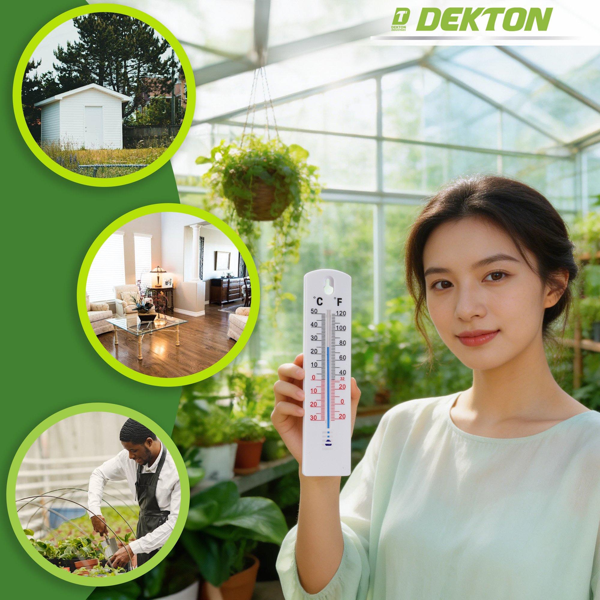 White - Dekton - Dekton Garden Wall Thermometer - 5