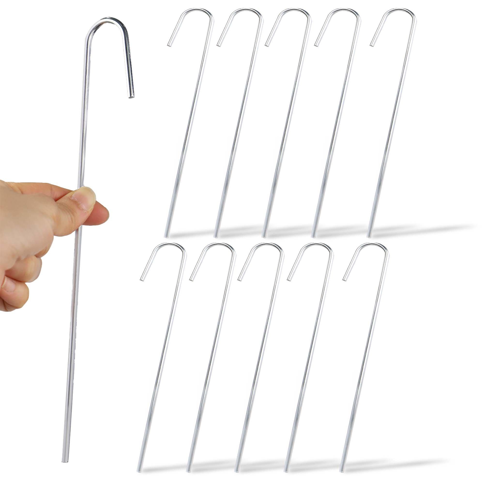 White - Dekton - Dekton 10pc Ground Peg Set. - 2