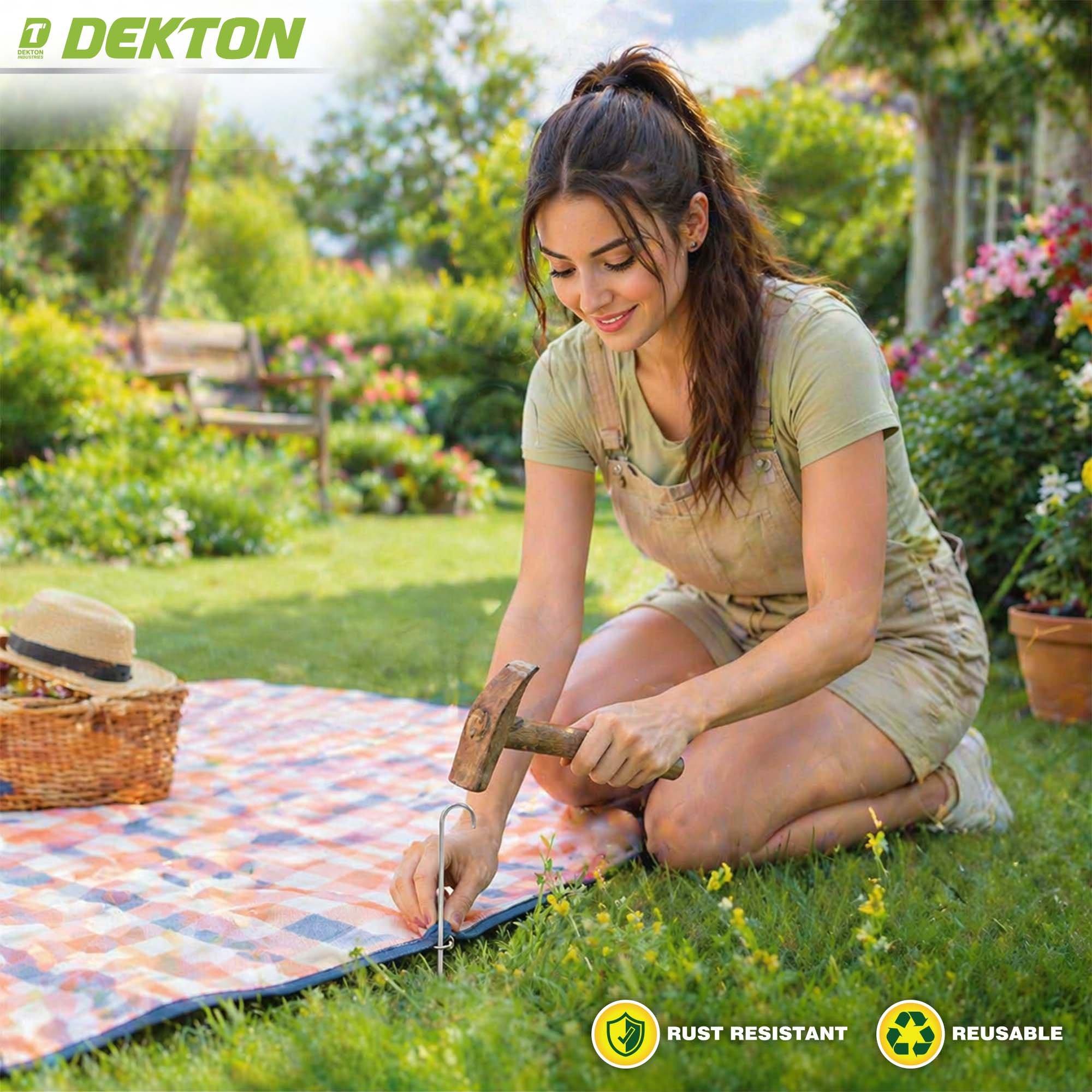 White - Dekton - Dekton 10pc Ground Peg Set. - 6