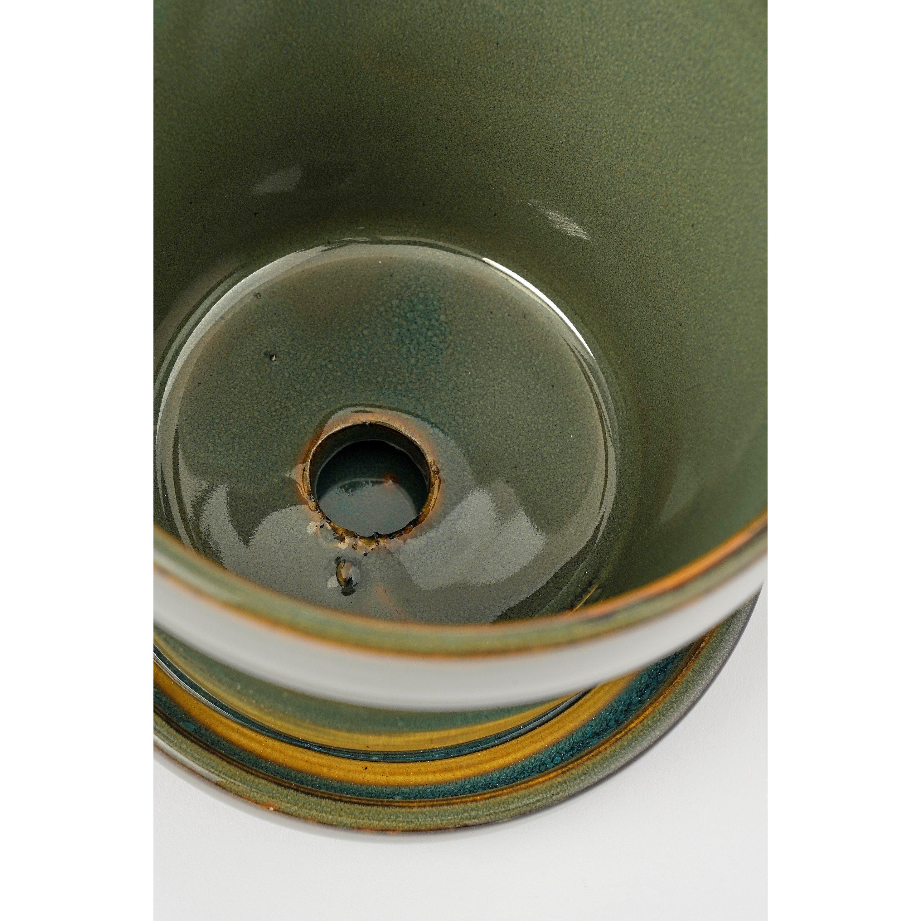 11x13cm - Mica - Clint Pot with saucer - 4