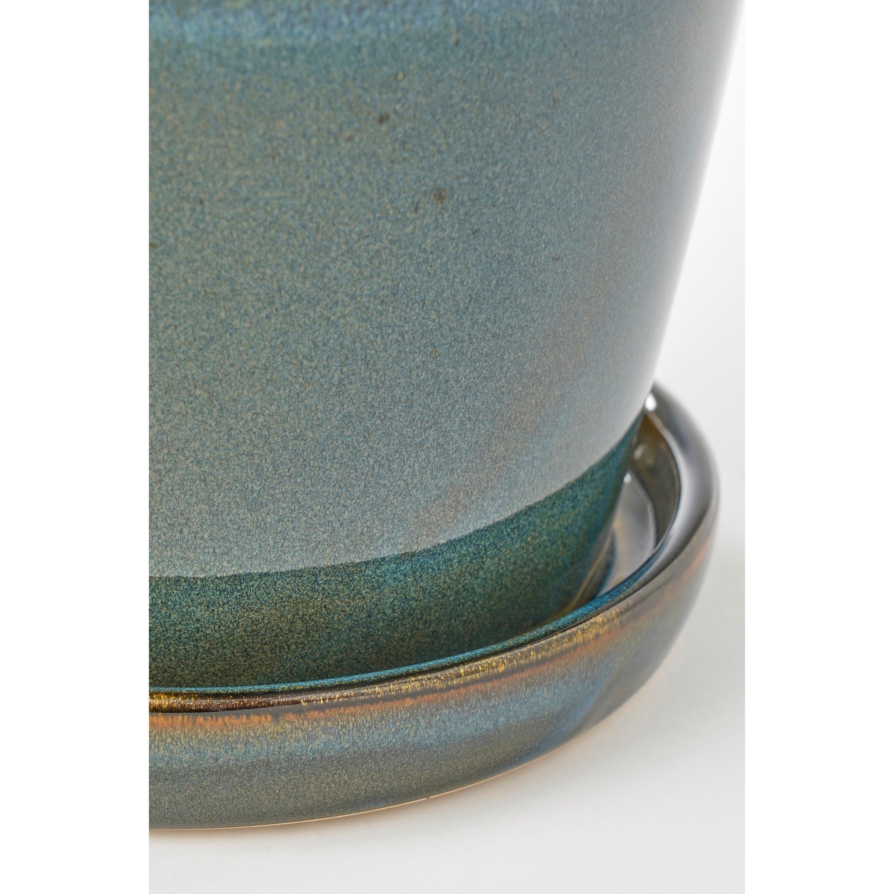 13x15cm - Mica - Clint Pot with Saucer - 3
