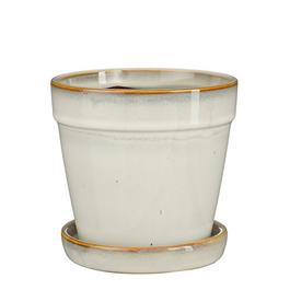 Mica Clint Pot w Saucer