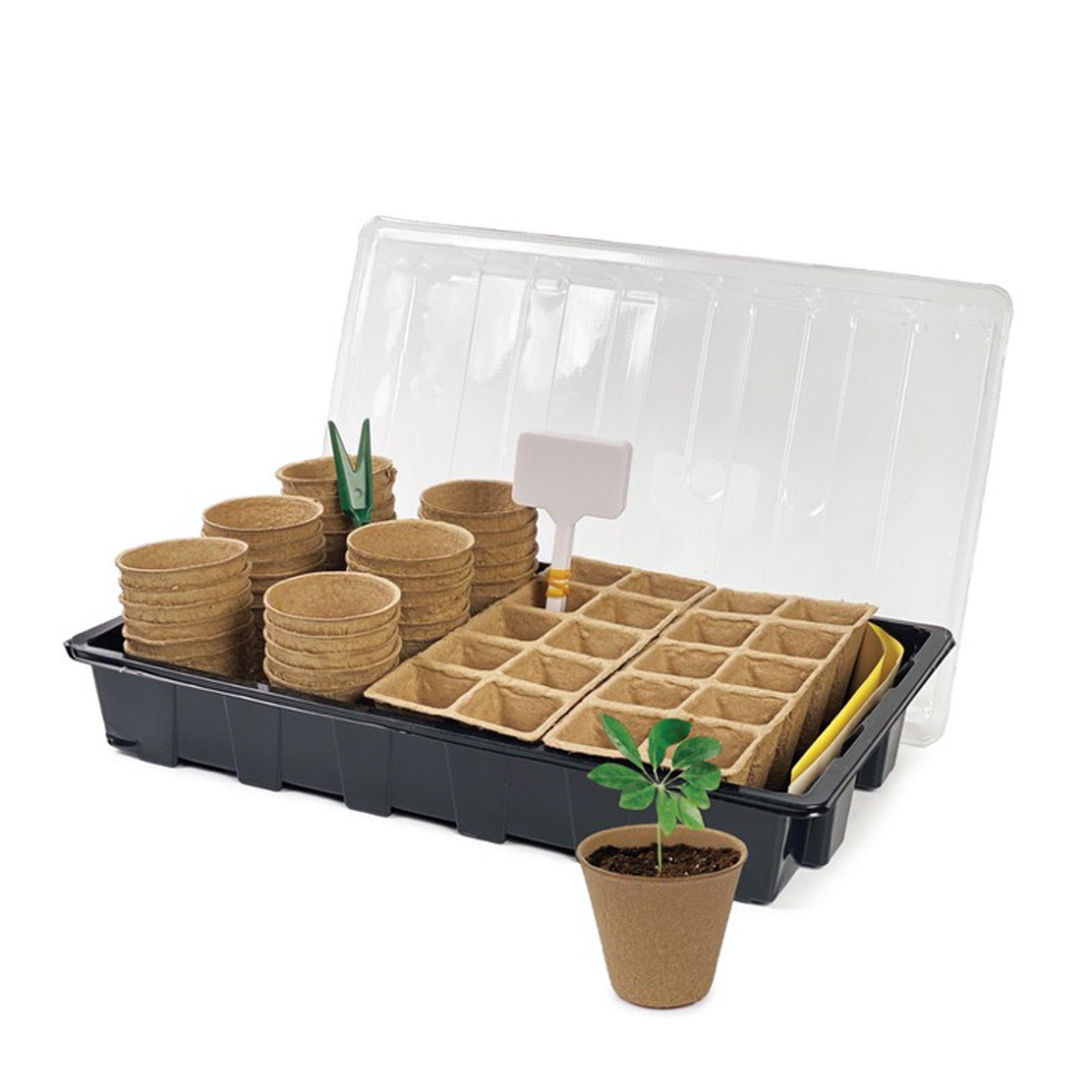 Black - Dekton - 66 Piece Seed Starter Kit - 2