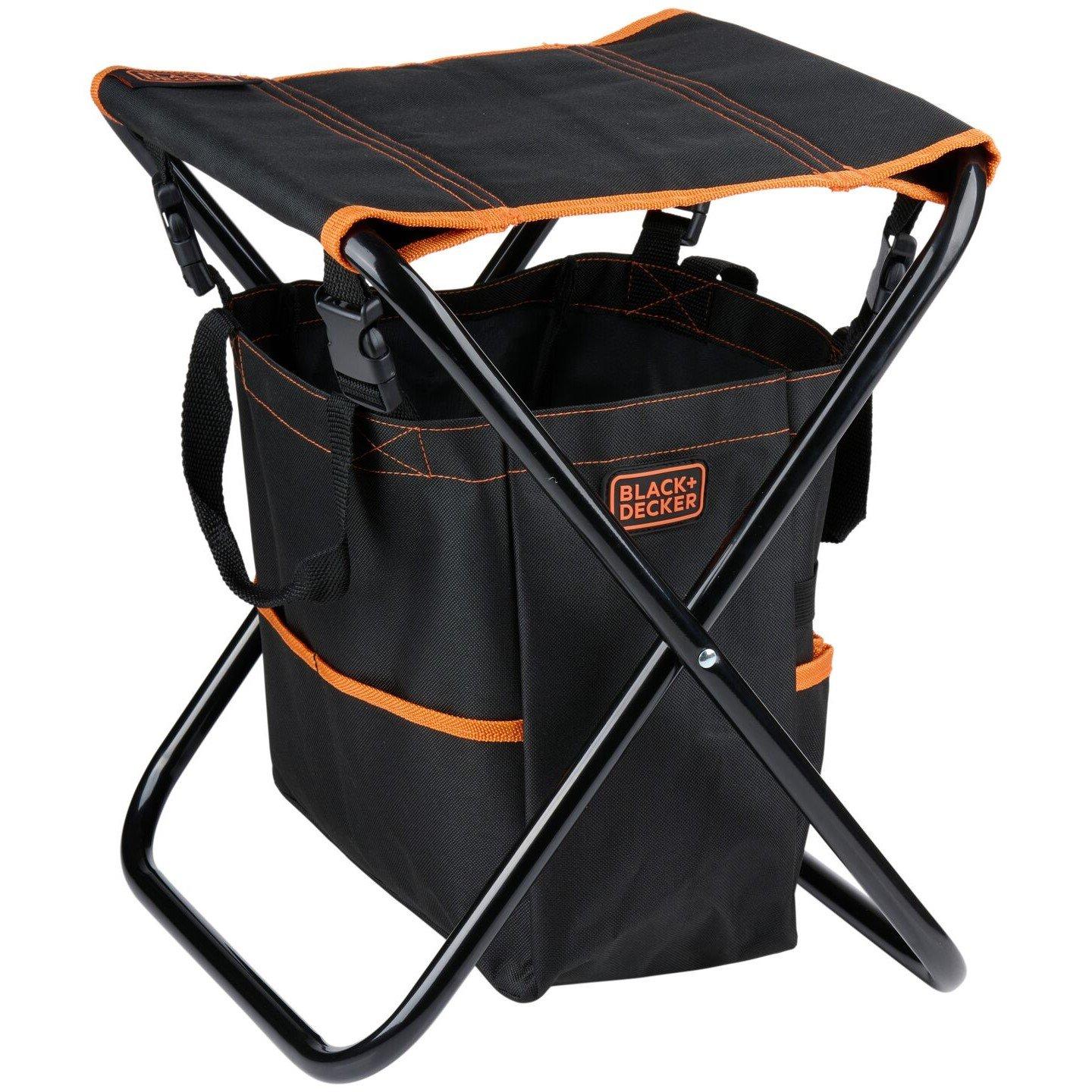 Multi - Black and Decker - BLACK+DECKER Garden Stool with Tool Bag - 1