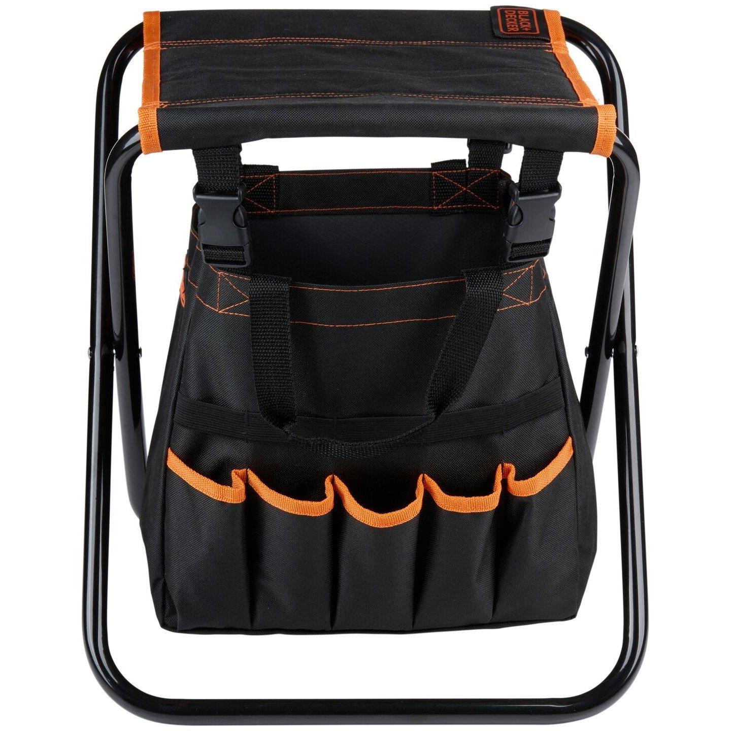 Multi - Black and Decker - BLACK+DECKER Garden Stool with Tool Bag - 5