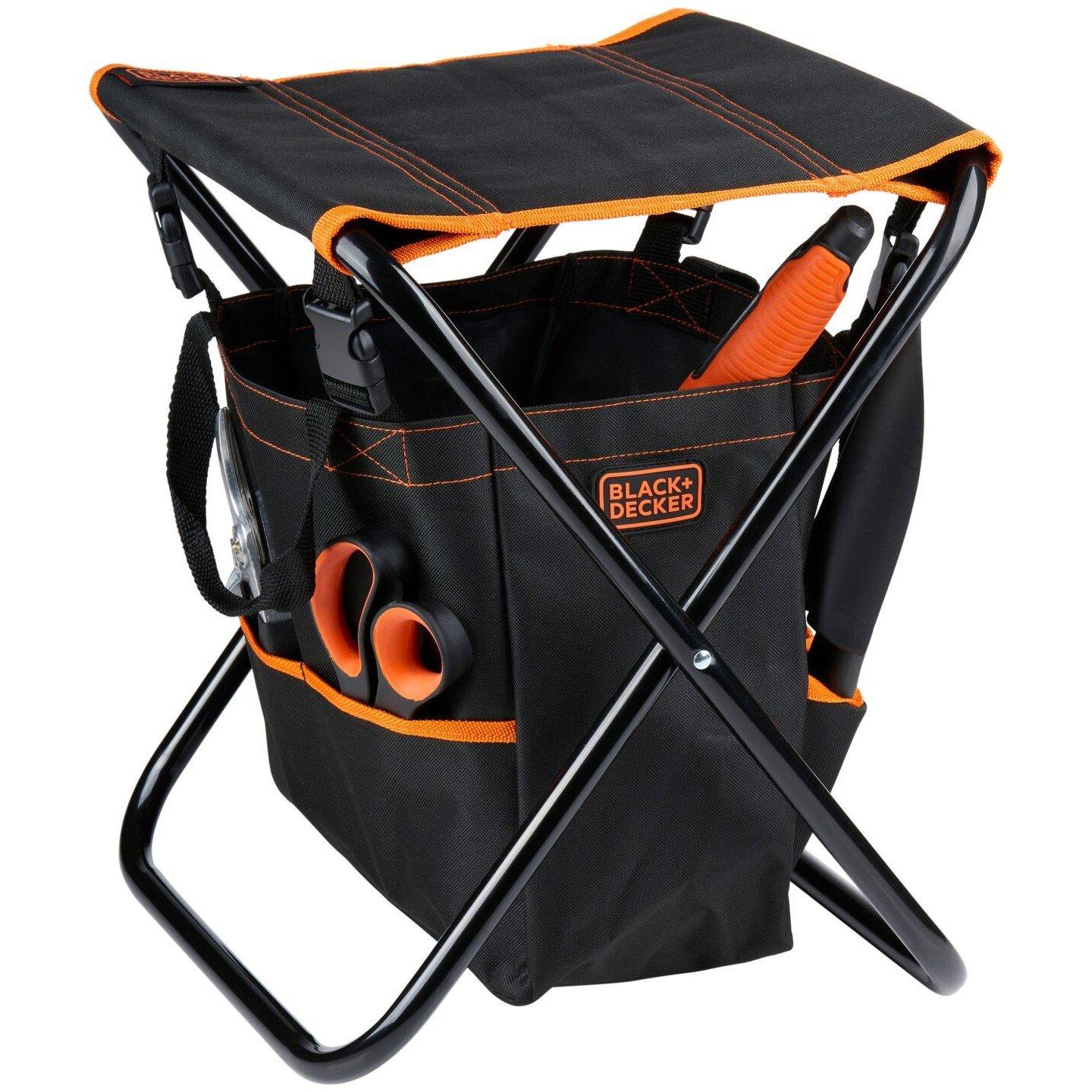 Multi - Black and Decker - BLACK+DECKER Garden Stool with Tool Bag - 6