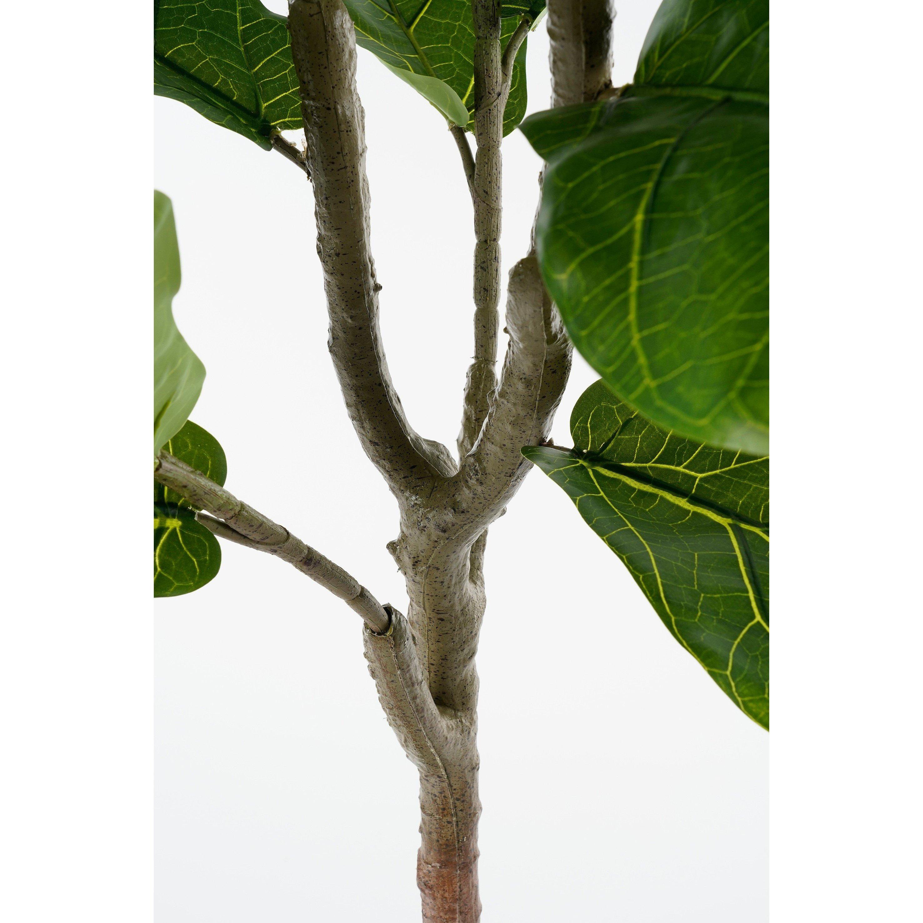 Green - Mica - Ficus Lyrata in pot green waterproof & UV resistant - 3