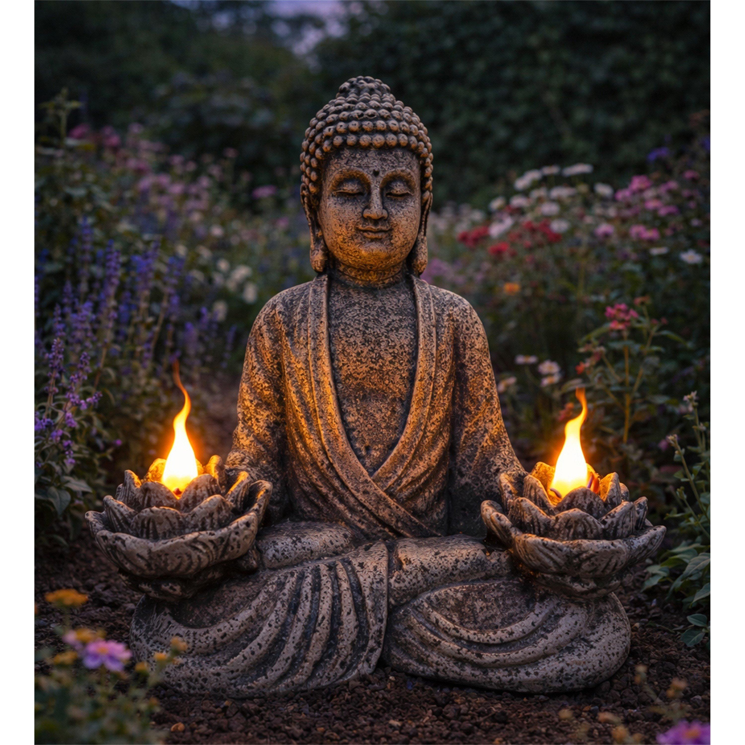 Buddha - Linea - Solar Buddha Ornament 63 - 1