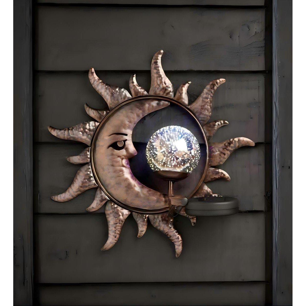 Linea Sun and Moon Solar Wall Plaque 63
