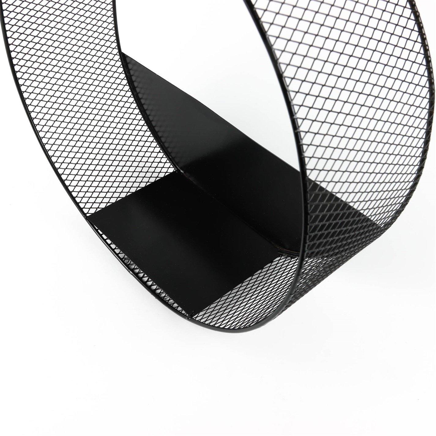 Black/Green - Streetwize - Circular Solar Wall Planter - 6