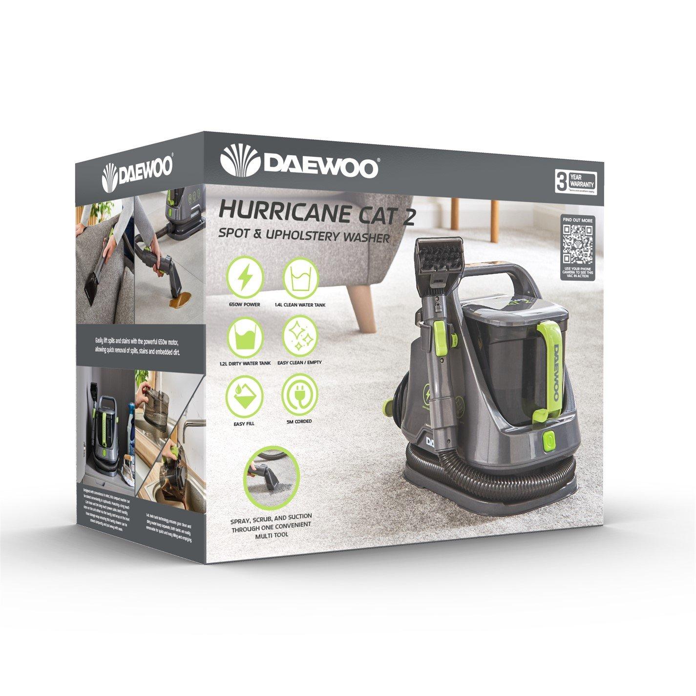 Multi - Daewoo Electricals - Hurricane Cat 2 Spot Washer and Upholstery Carpet Cleaner - 5