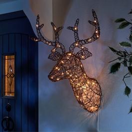 The Spirit Of Christmas SOC Lit Stag Head