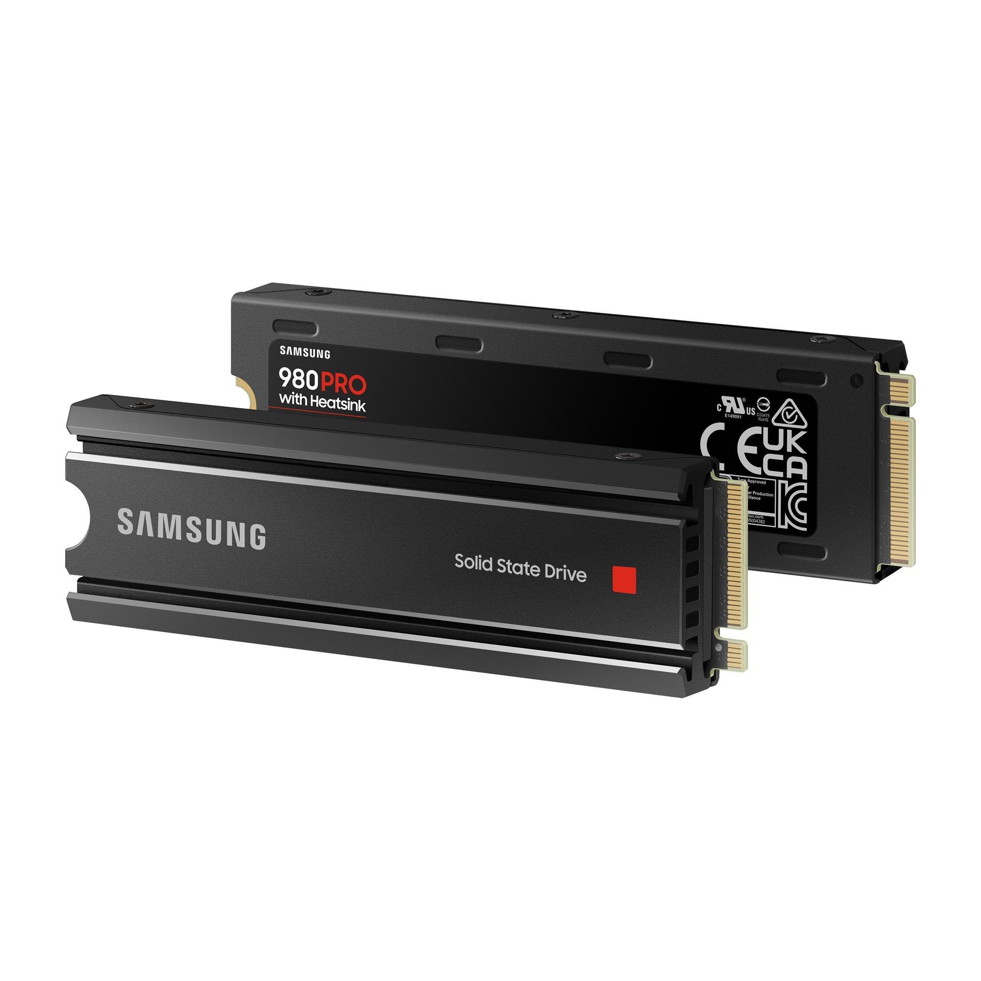 1TB - Samsung - 980 Pro 1TB Heatsink PCIe NVMe M.2 - 3