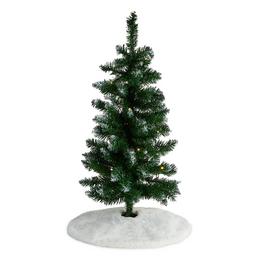 The Spirit Of Christmas SOC Mini Faux Fur Tree Skirt