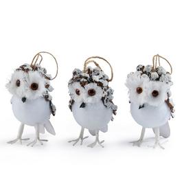 The Spirit Of Christmas SOC Pack of 3 Owl Hanging Decorations