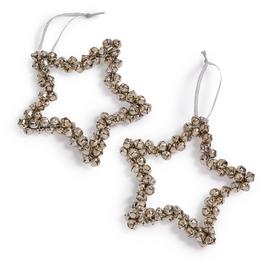 The Spirit Of Christmas SOC Pack of 2 Star Hanging Decorations