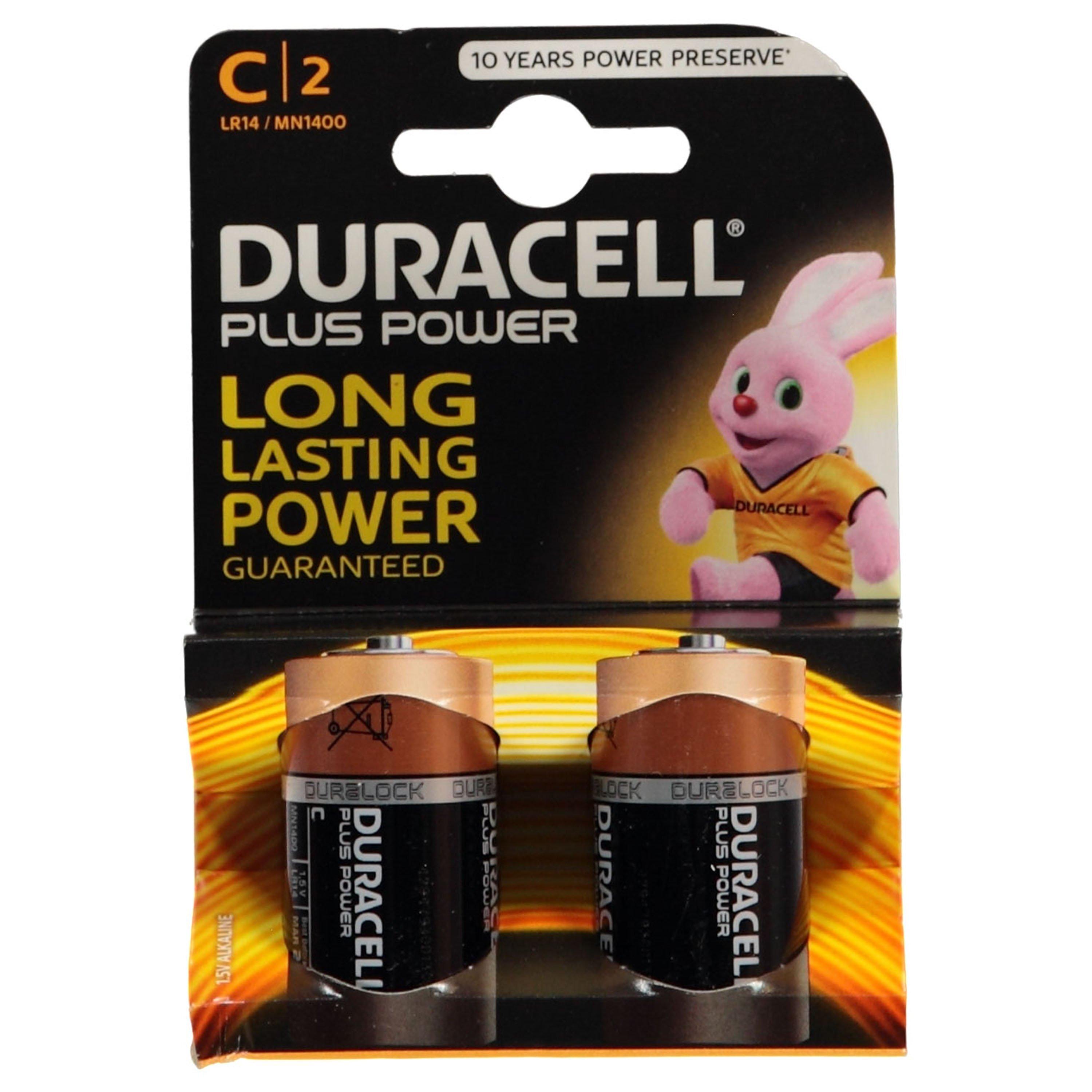 - - Duracell - Mega Duracell Plus Power C Batteries - 1