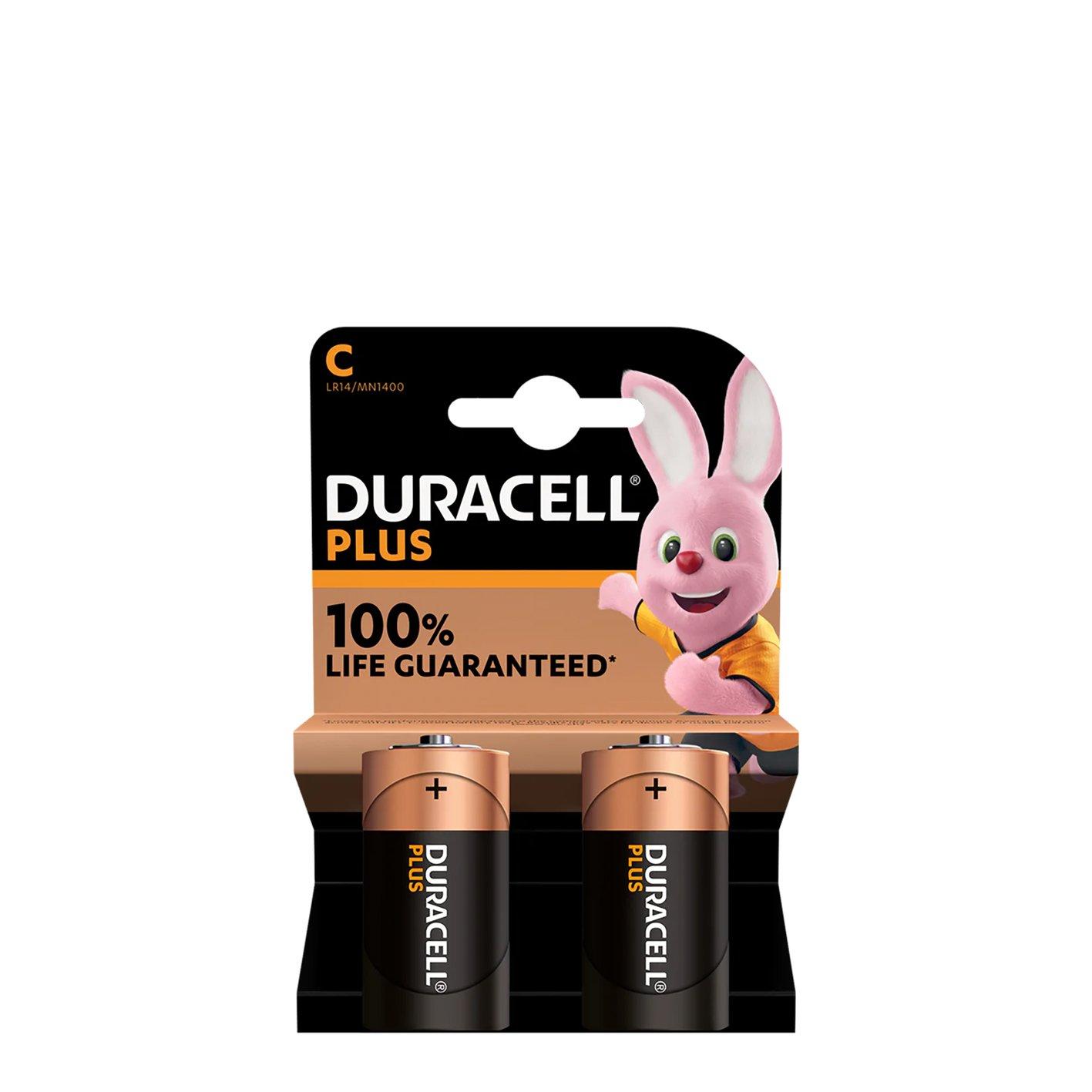 - - Duracell - Duracell Plus Power C Batteries - 2