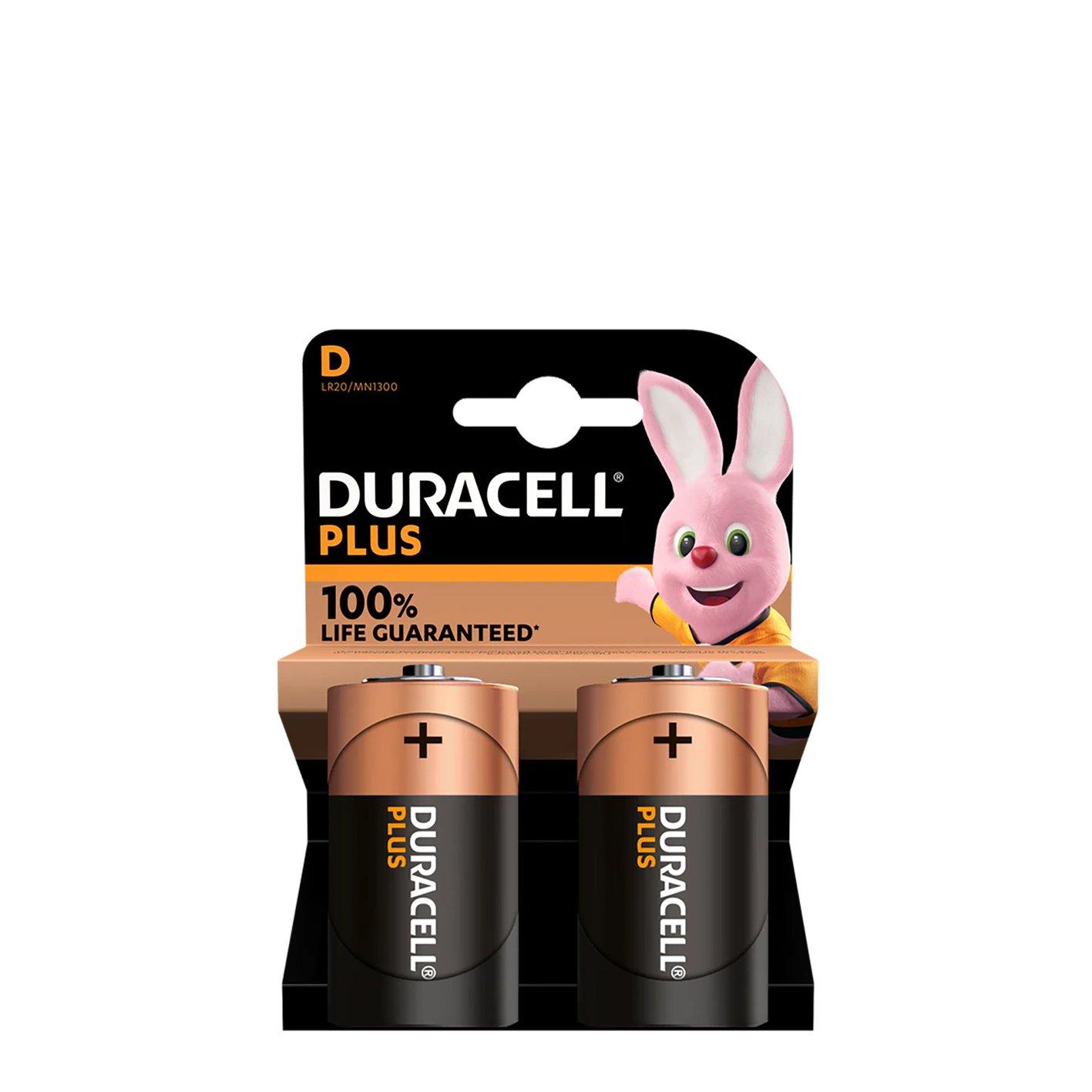 - - Duracell - Duracell Plus Power D Batteries - 2