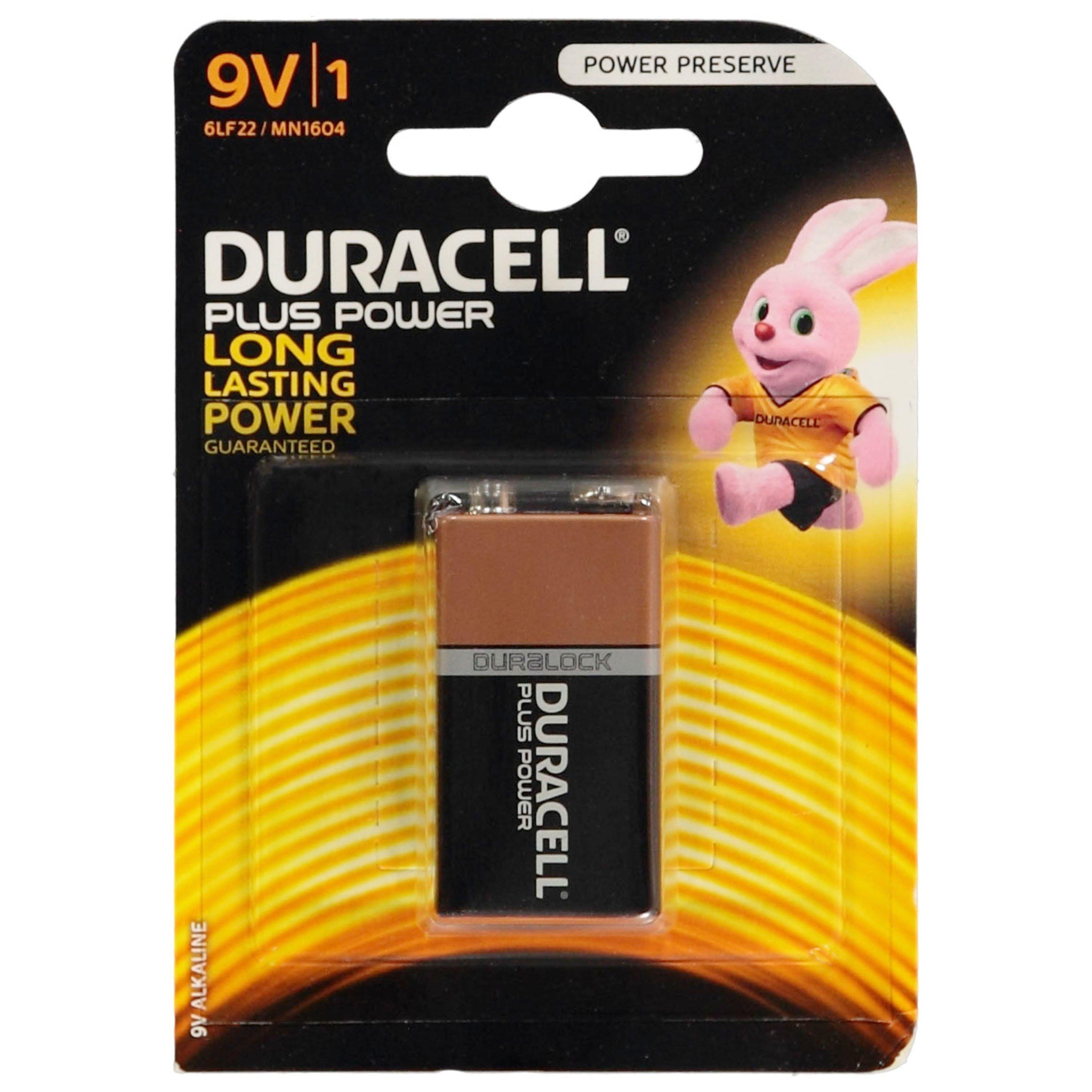 - - Duracell - Mega Duracell Plus Power 9v Battery - 1