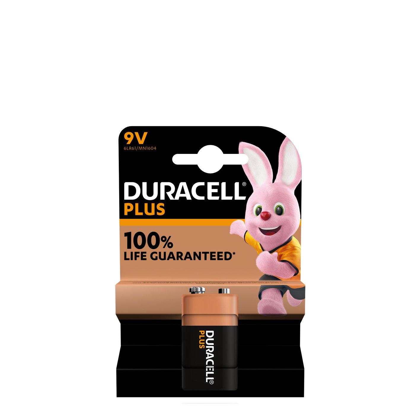 - - Duracell - Duracell Plus Power 9v Battery - 2