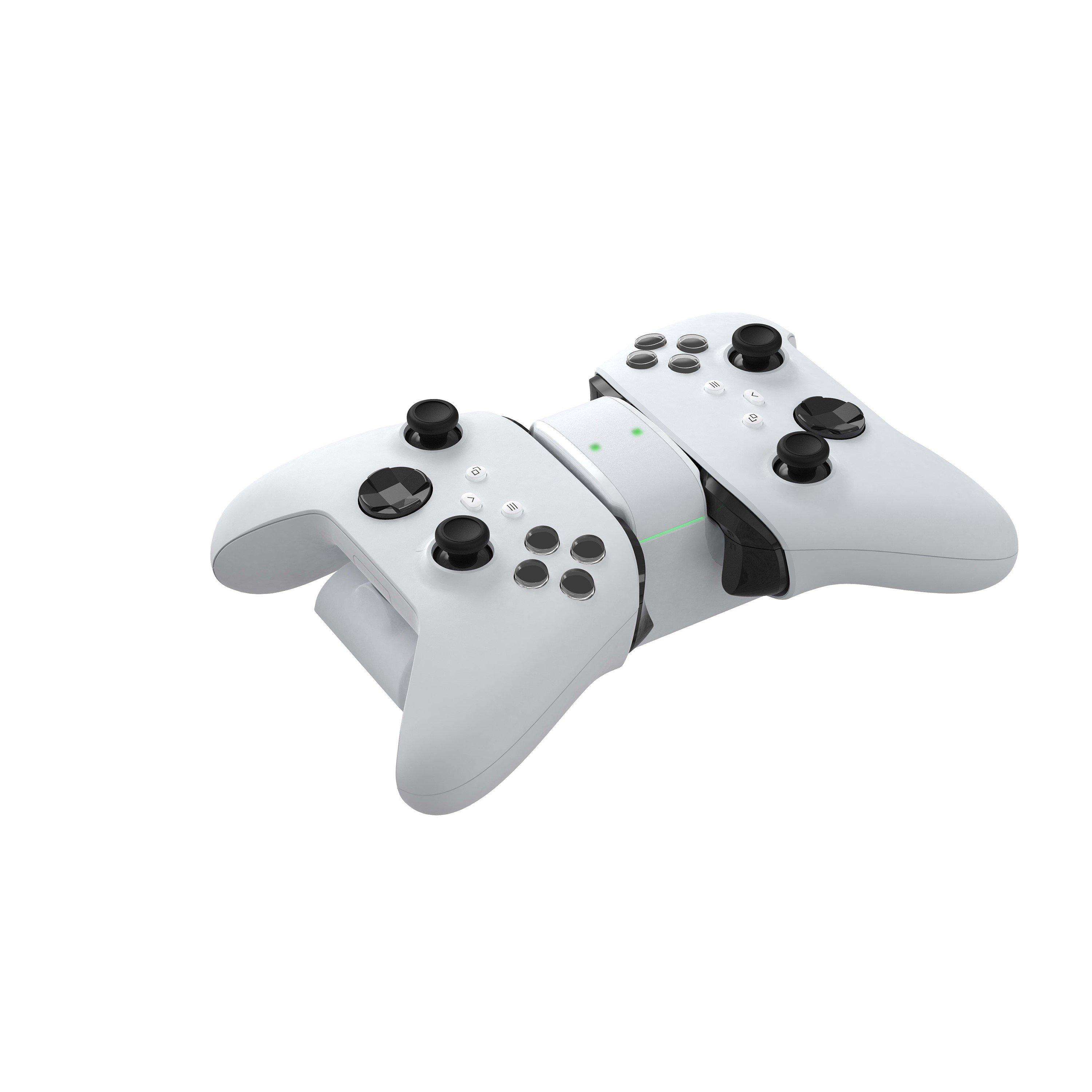 Xbox 4 - GAMEware - Xbox Series X & S Dual Charger – White - 2