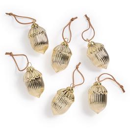 The Spirit Of Christmas SOC Pack of 6 Acorn Hanging Decorations