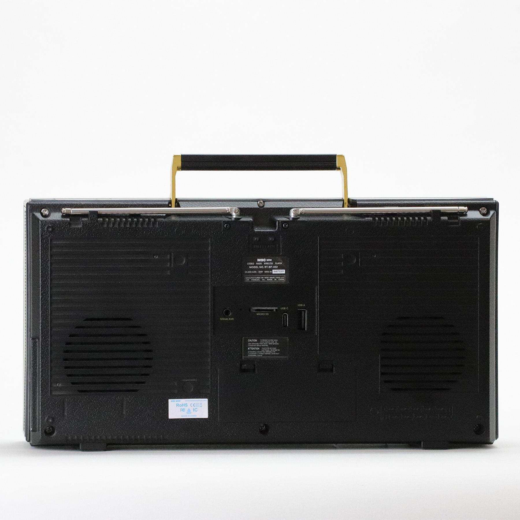 Black - New Wave Toys - M90 Mini - Artist Series "BUA x Slick Rick" - 3