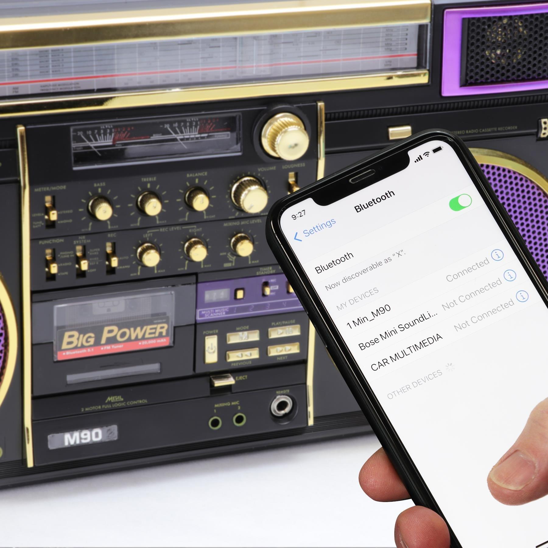 Black - New Wave Toys - M90 Mini - Artist Series "BUA x Slick Rick" - 4