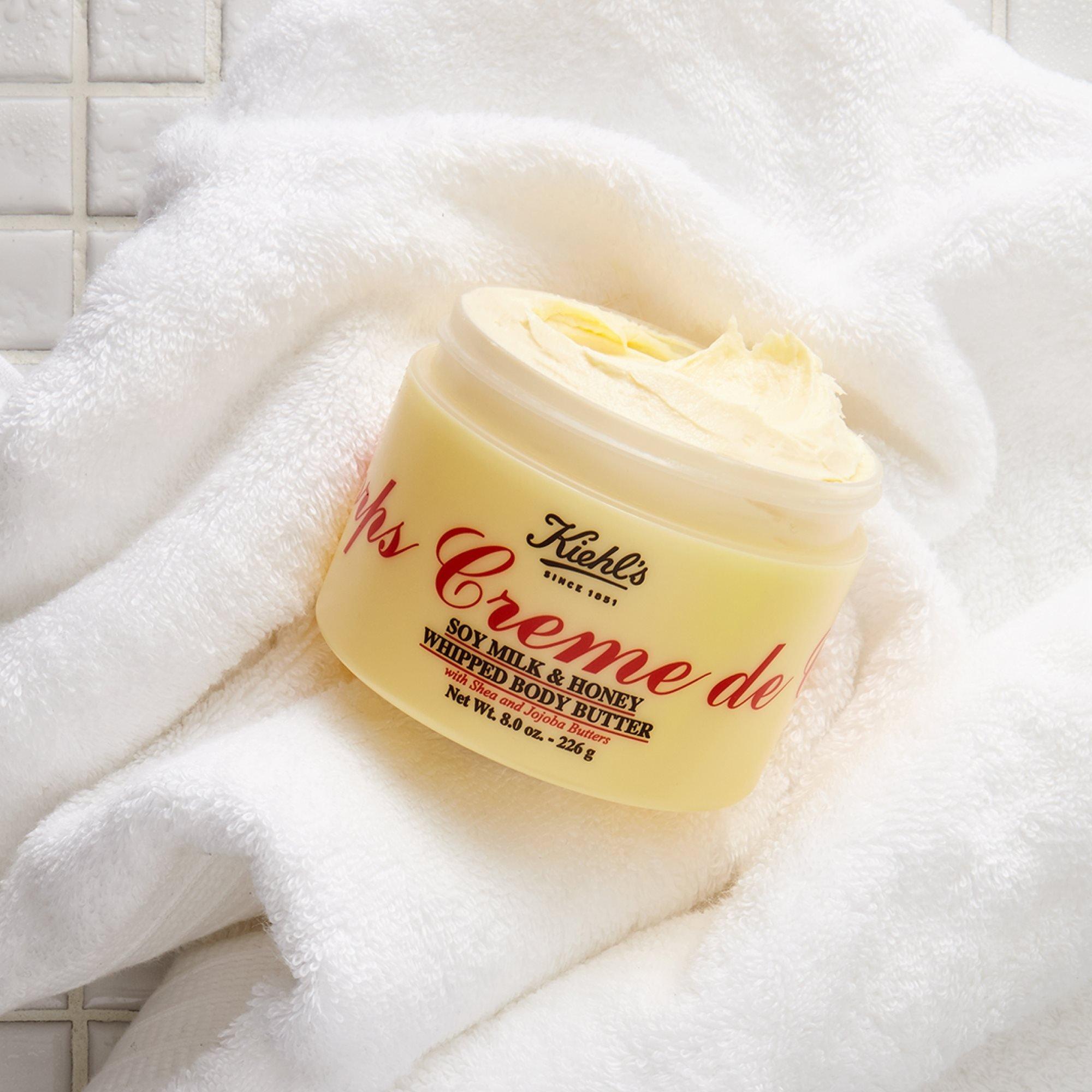 CREAM - Kiehls - Creme de Corps Soy Milk & Honey Whipped Body Butter - 2