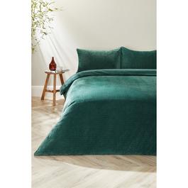 Homelife Chevron Fleece Duvet Set