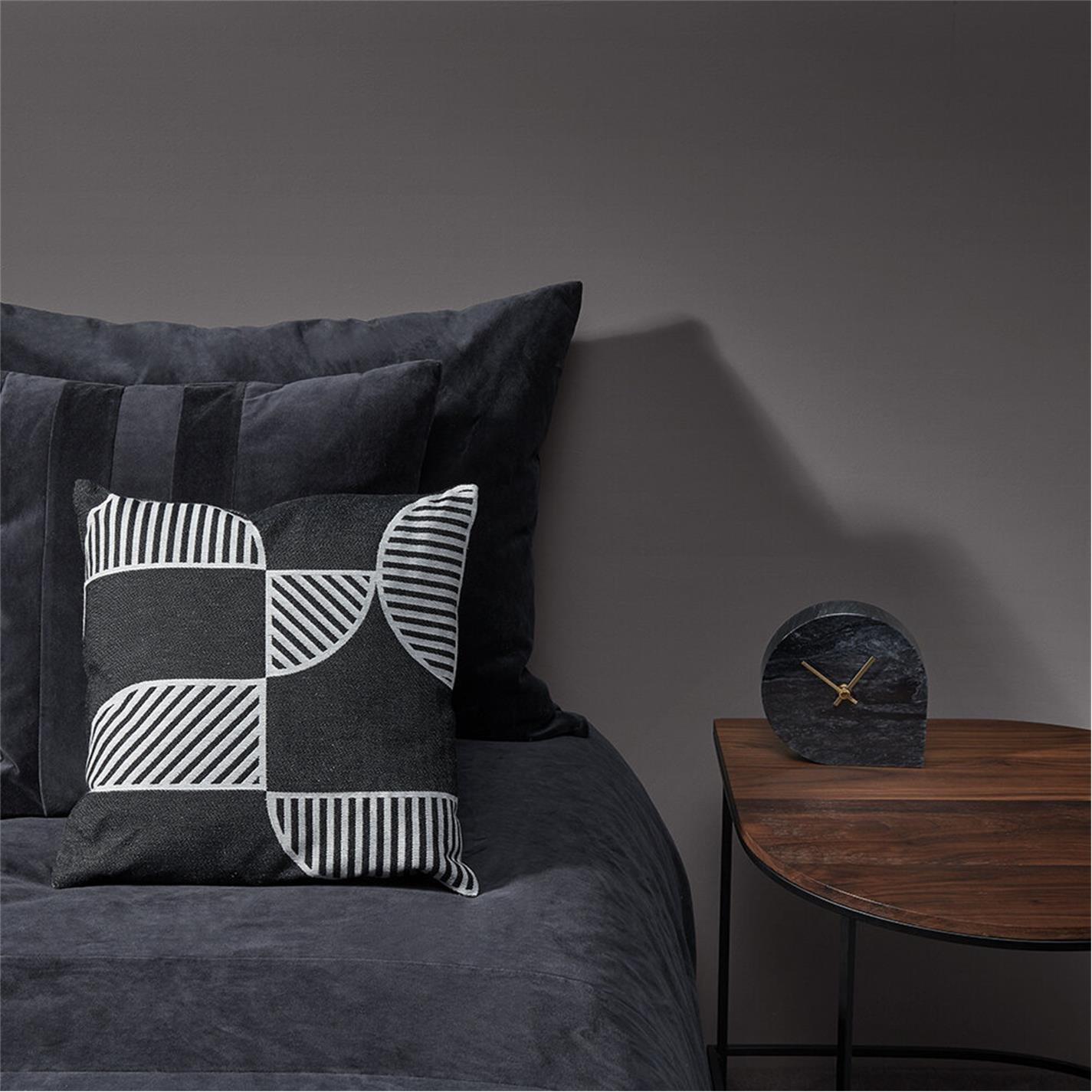 Black - AYTM - Stilla Marble Clock - 4