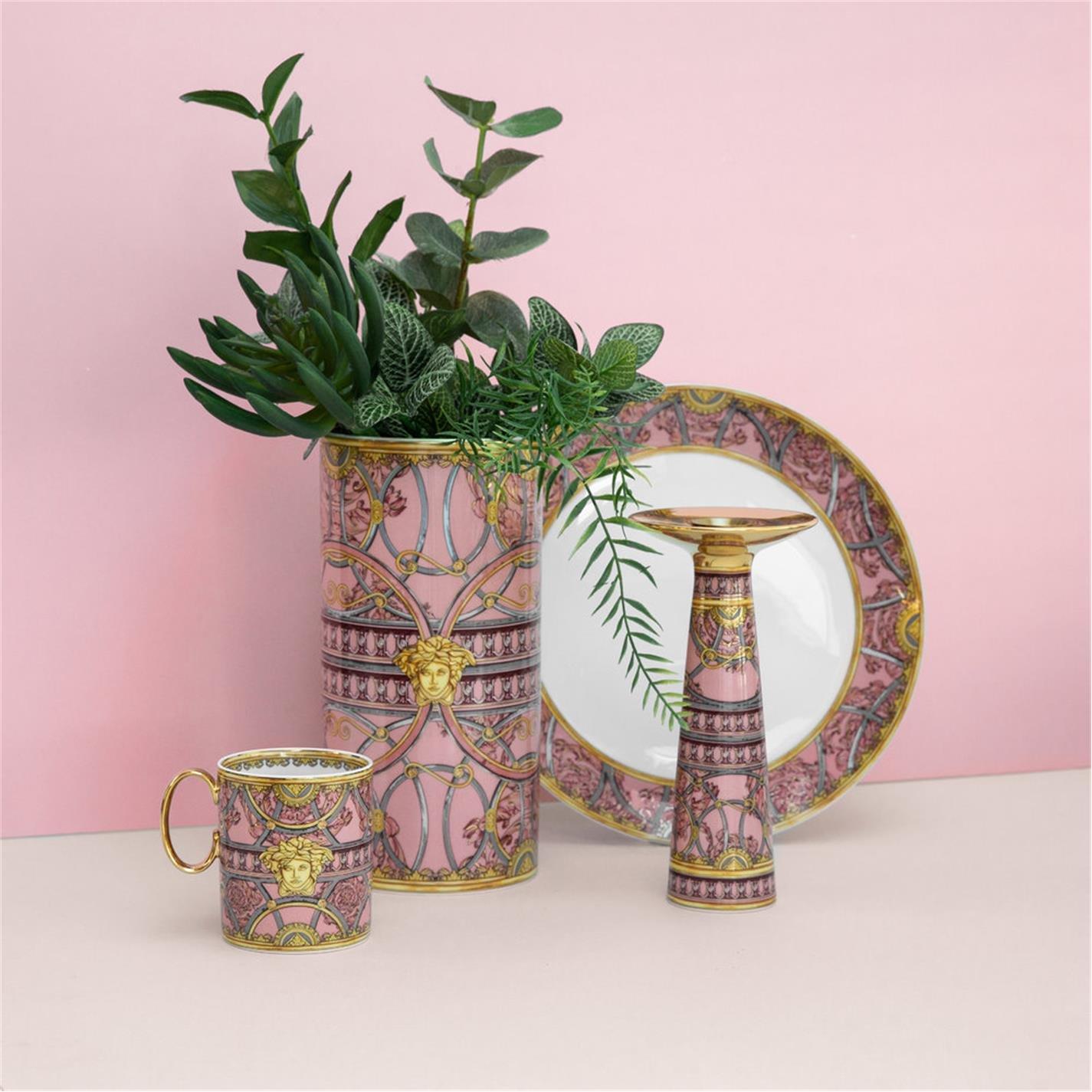 Pink - Versace Home - La Scala Del Palazzo Mug - 2