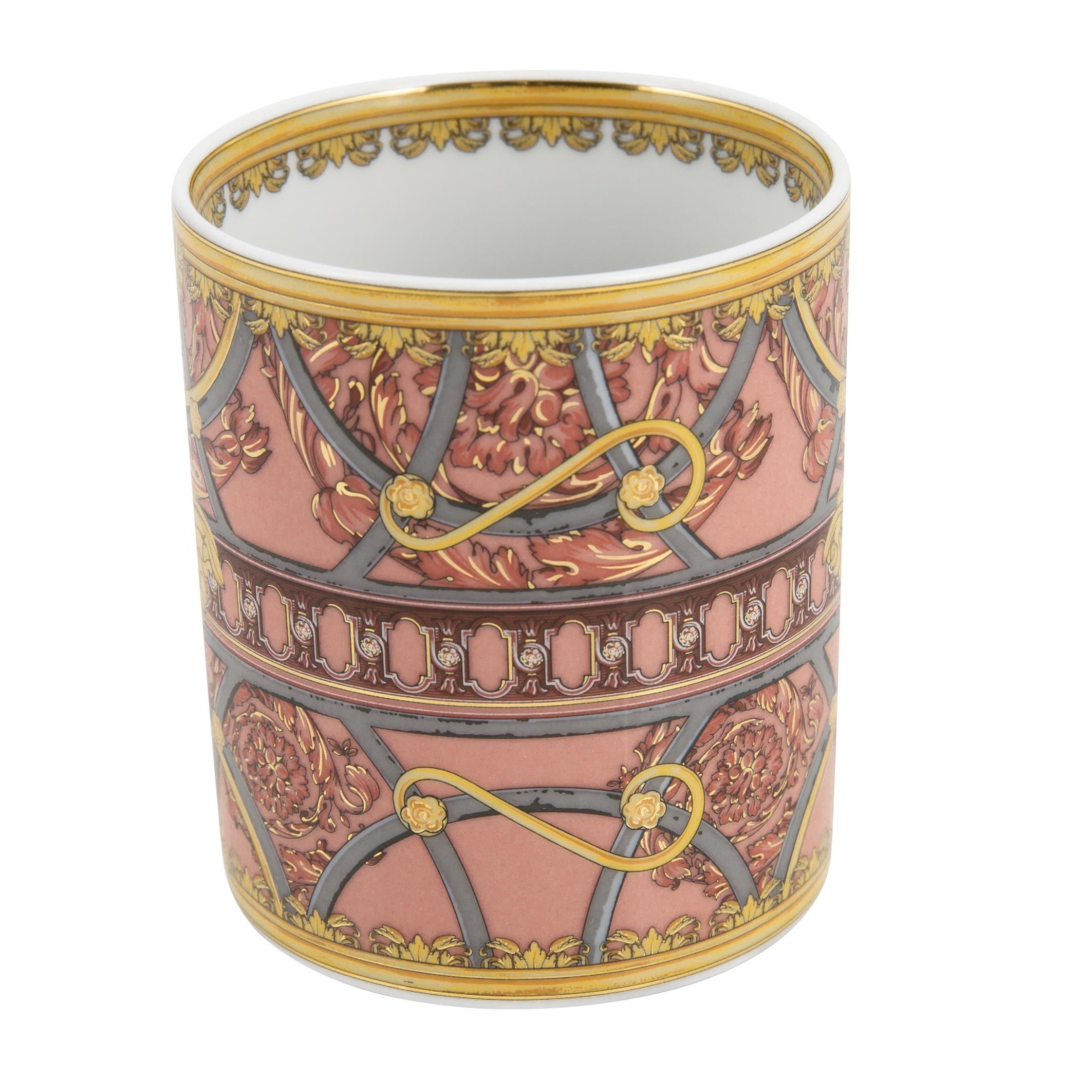 Pink - Versace Home - La Scala Del Palazzo Mug - 5