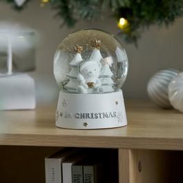 The Spirit Of Christmas SOC Personalised Woodland Snowglobe