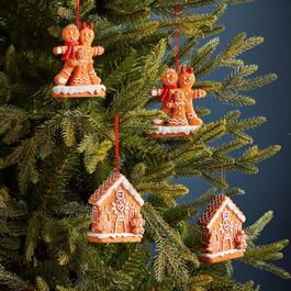 The Spirit Of Christmas SOC Set of 4 Gingerbread Hanging Decorations