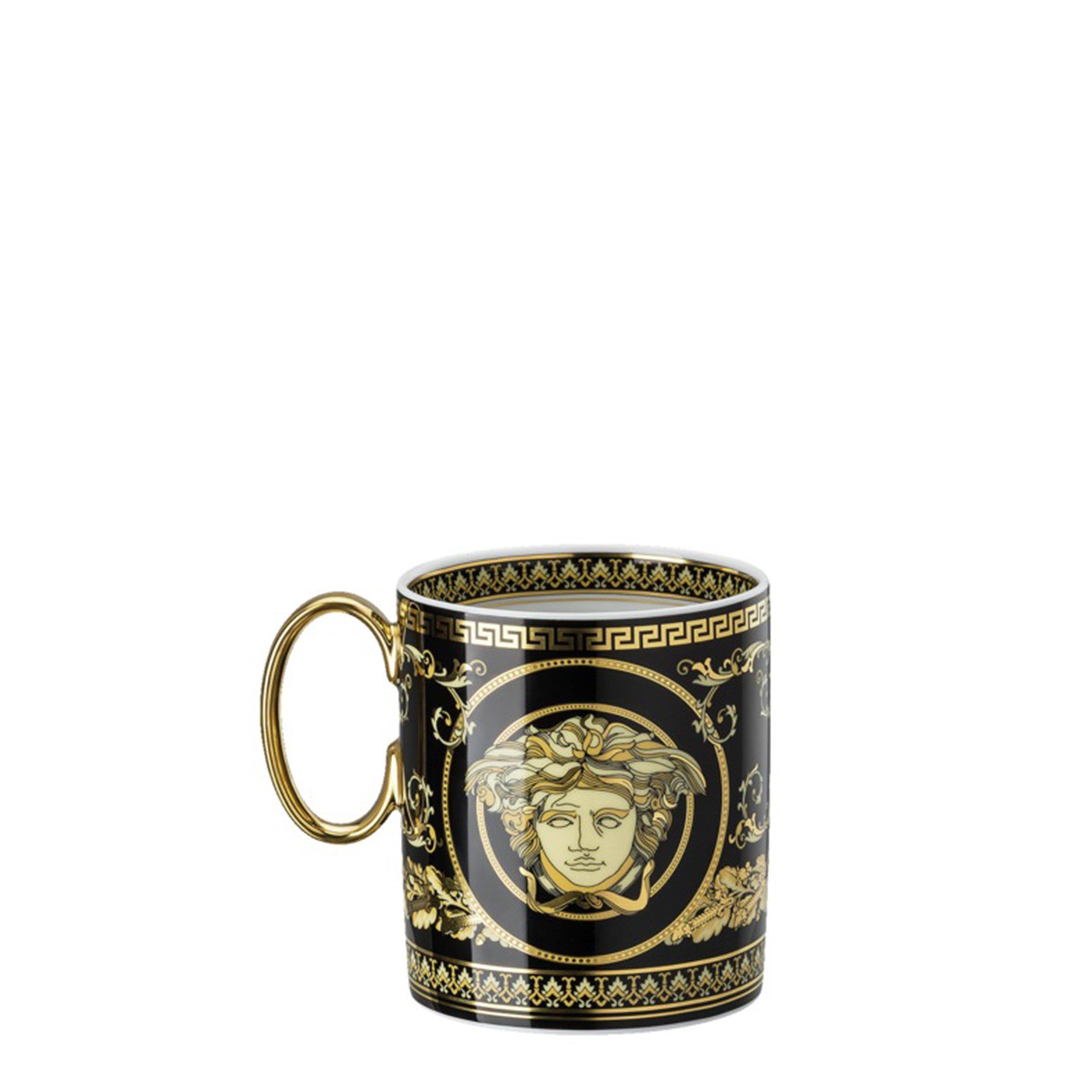 Black - Versace Home - VersaceHome Virtus Gala Mug with Handle - 2