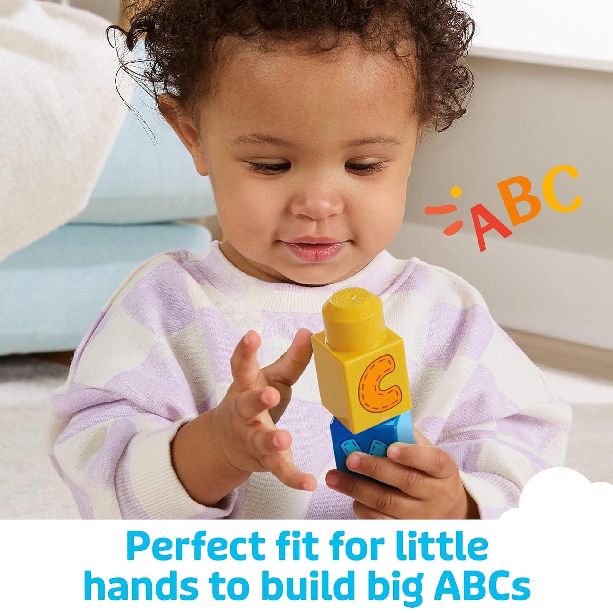 None - Mega Bloks - Mattel Mega Bloks Building Basics Abc Learning Train - 4