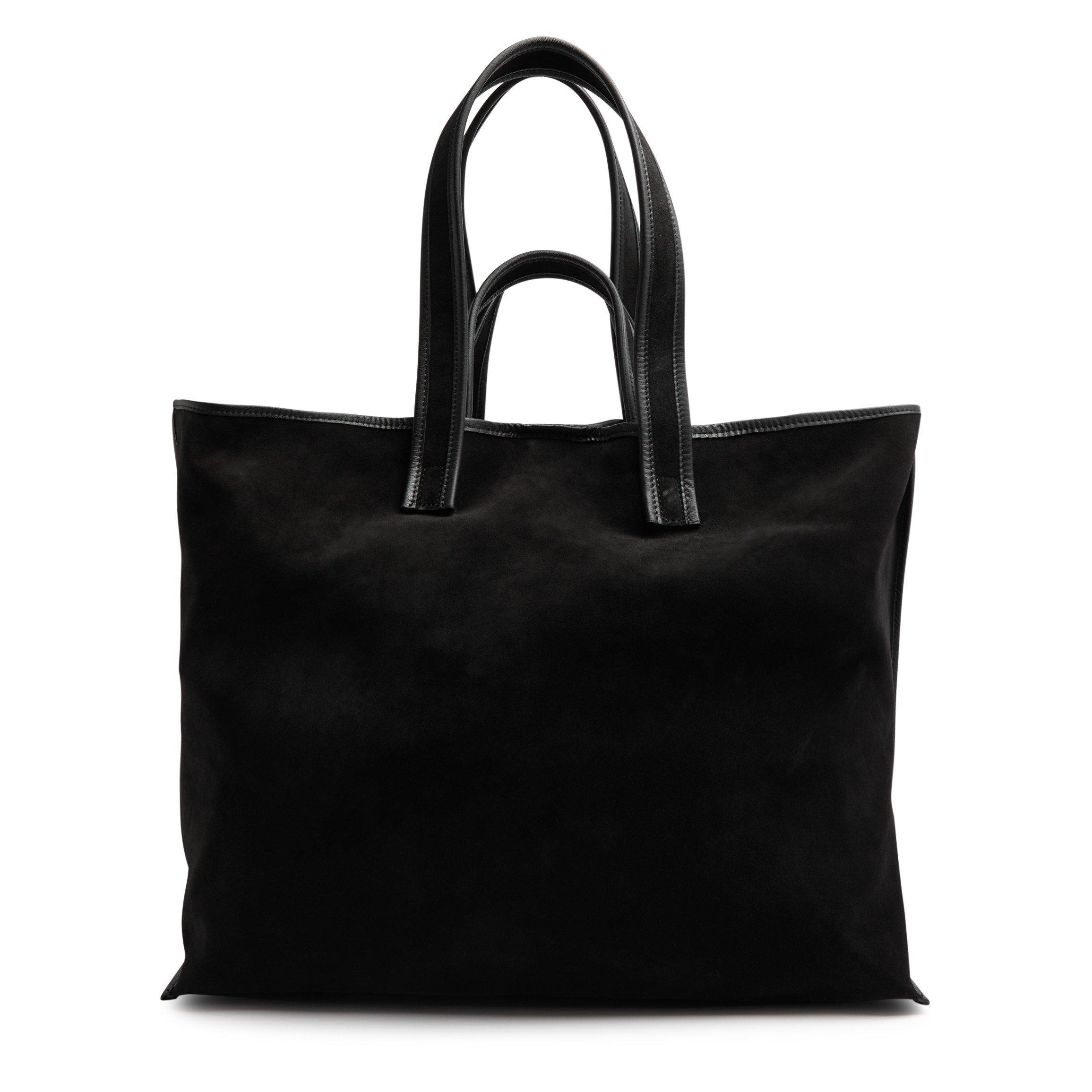BLACK - KASSL - TOTE SUEDE