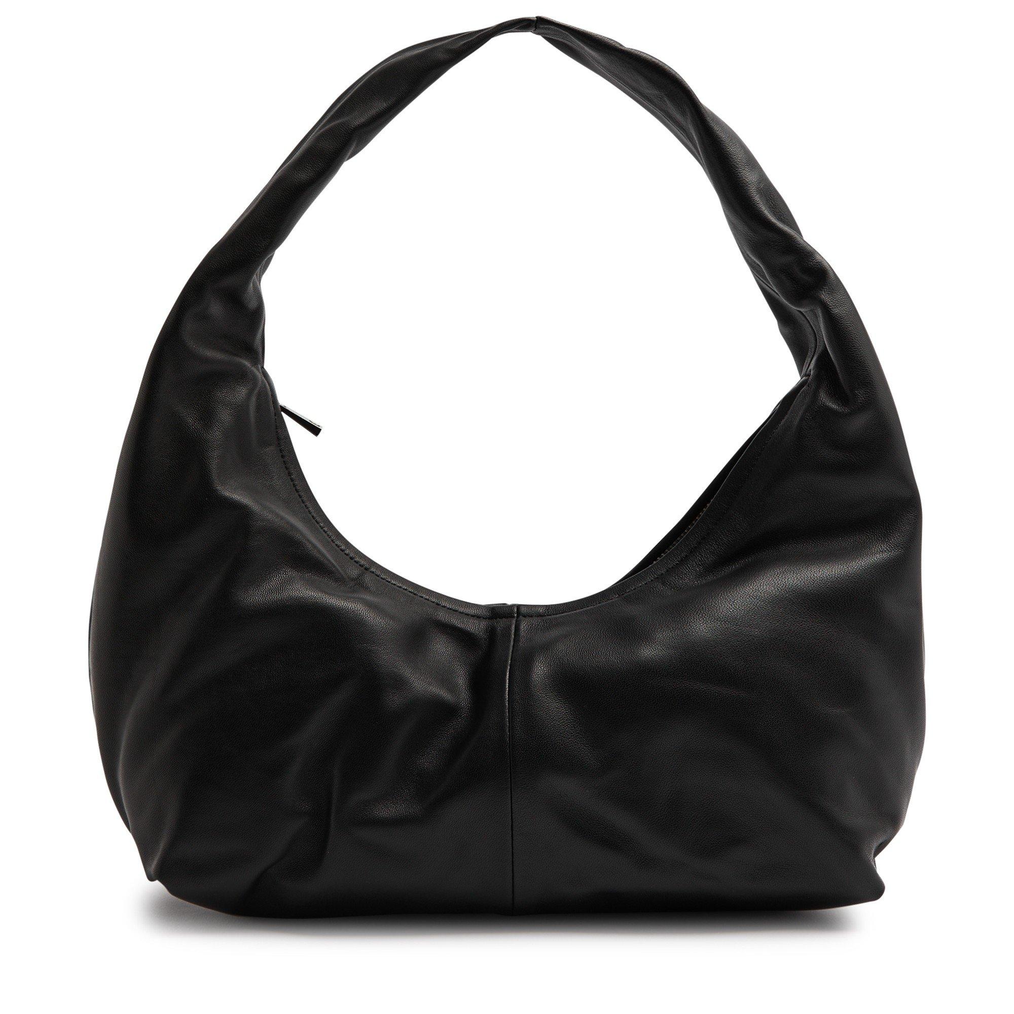 BLACK - KASSL - DROP BAG SOFT LEATHER