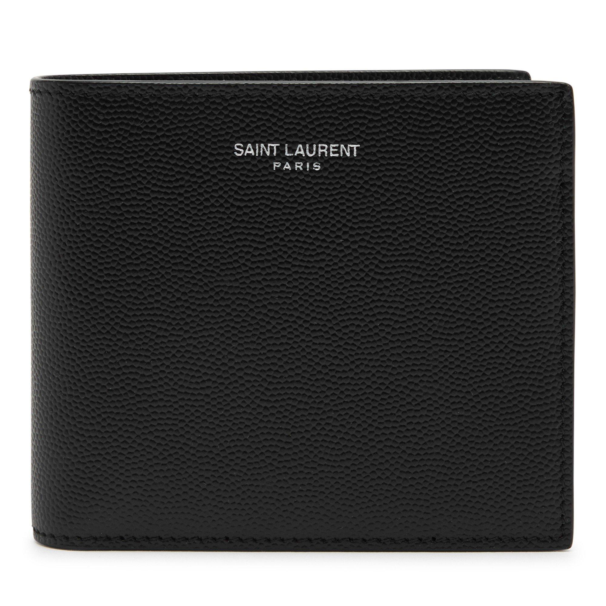 BLACK - Saint Laurent - SL GRAIN LE WALLET - 1