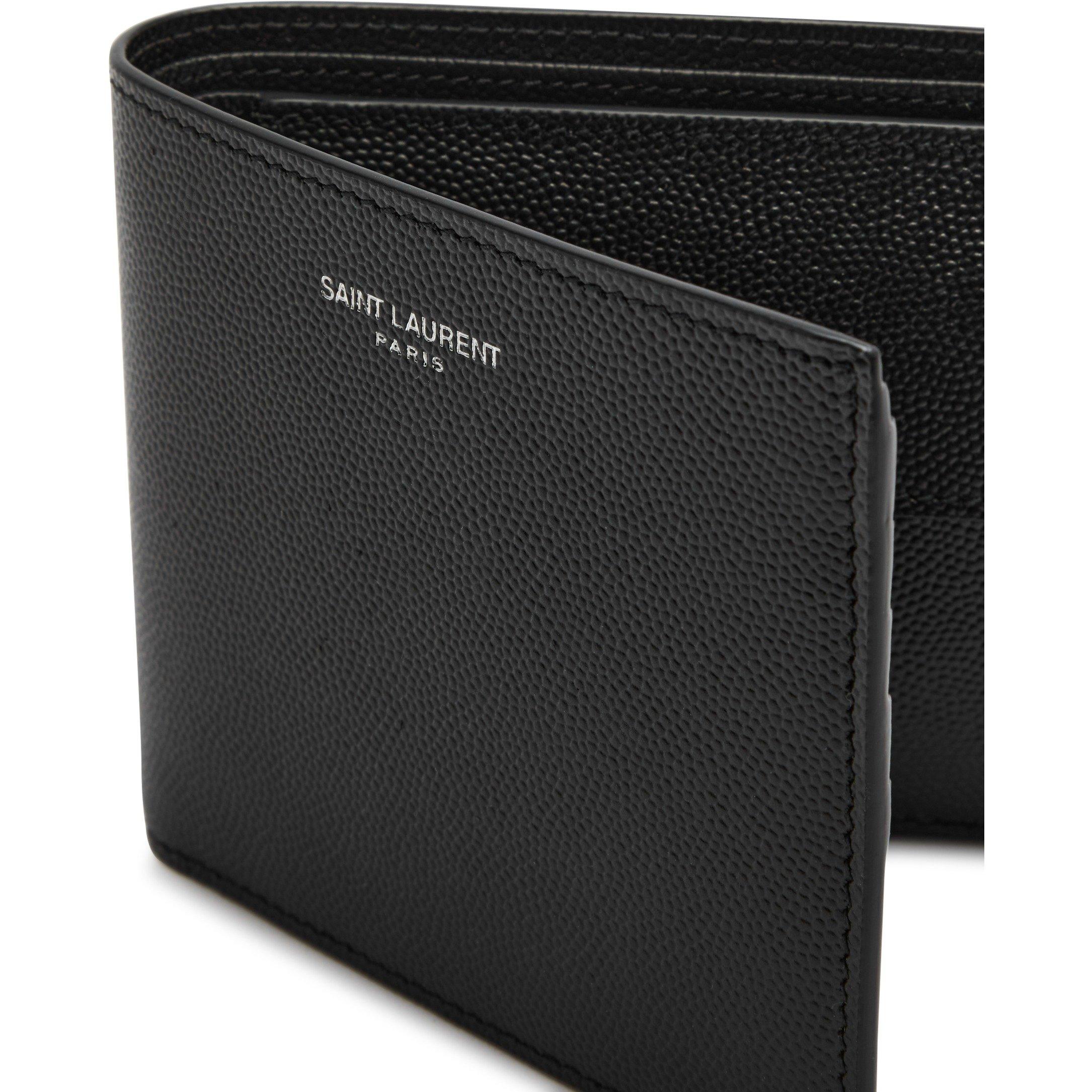 BLACK - Saint Laurent - SL GRAIN LE WALLET - 3
