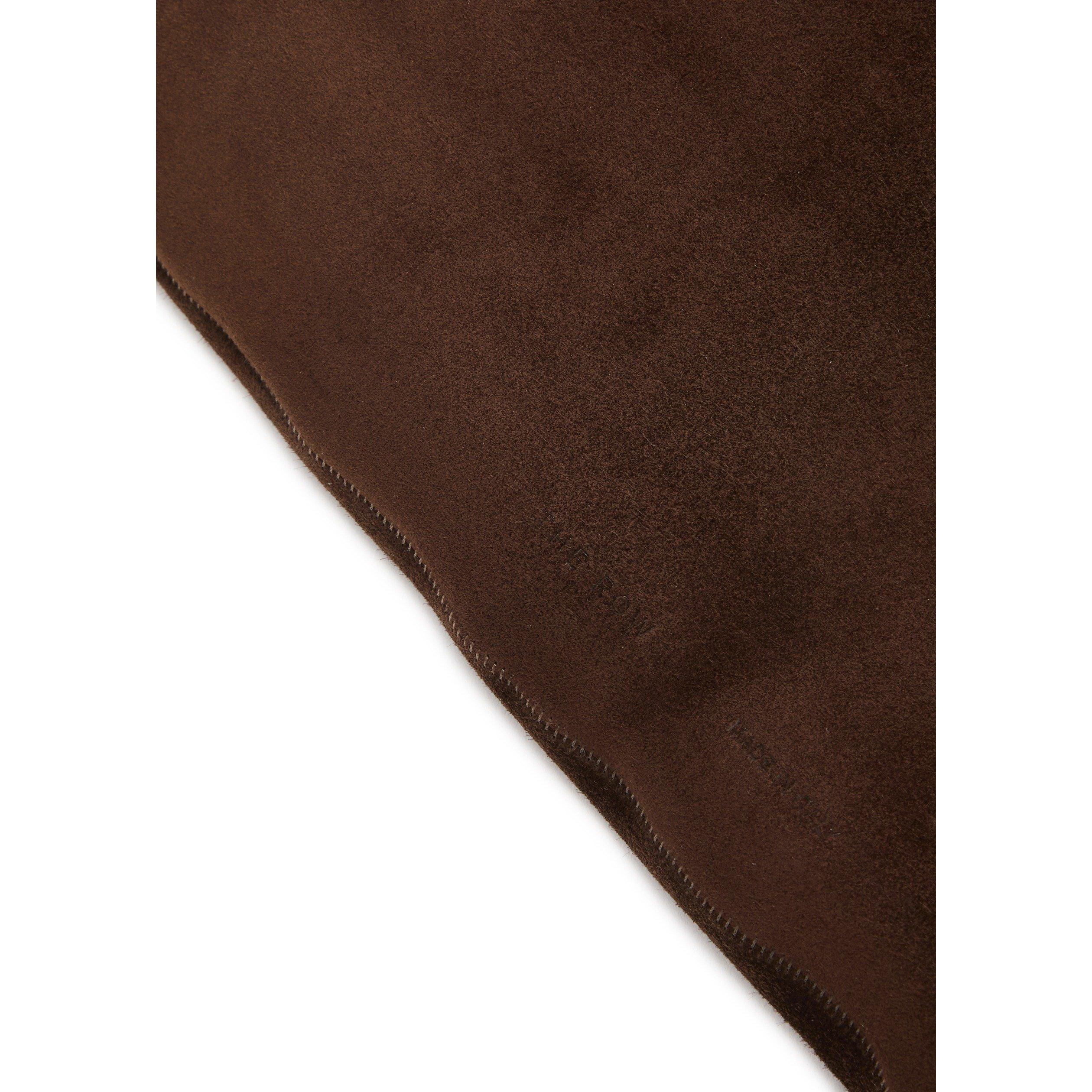 CHOCOLATE - The Row - Women's Small Bindle Suede Shoulder Bag - 2