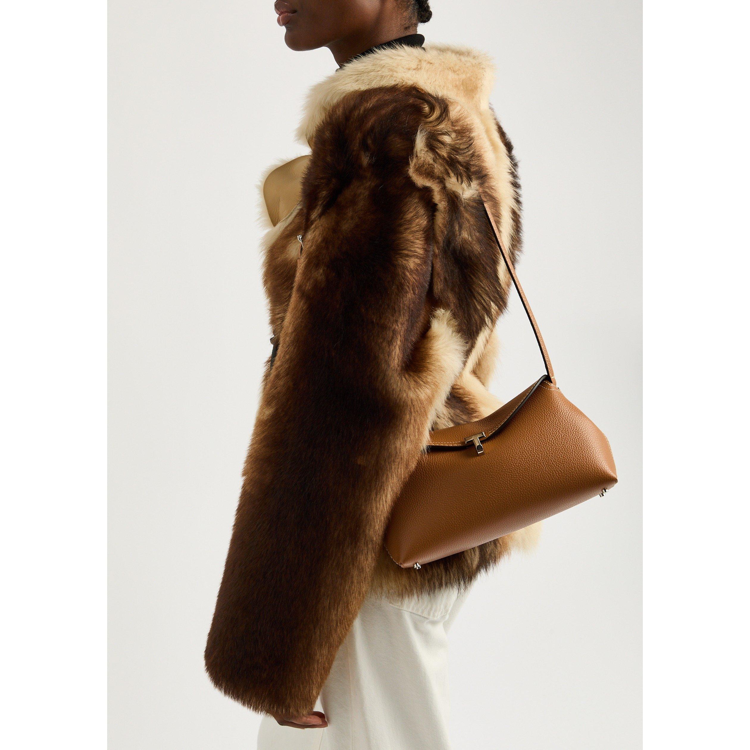 CAMEL - Toteme - T LOCK CLUTCH GRAIN LEATHER - 6
