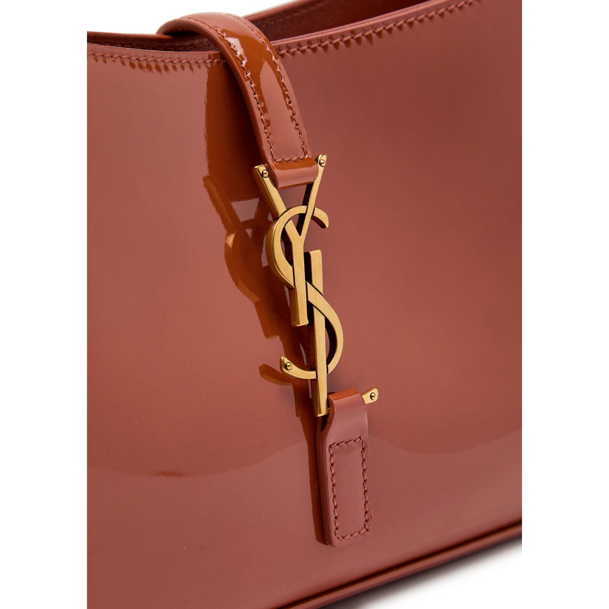 DARK PINK - Saint Laurent - 5 A 7 PATENT BAG - 4