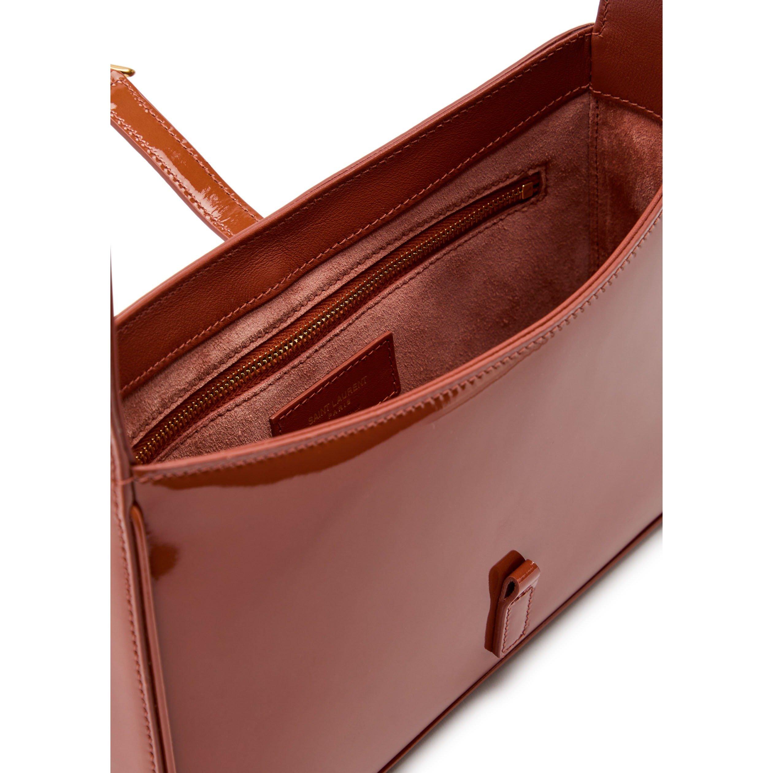 DARK PINK - Saint Laurent - 5 A 7 PATENT BAG - 5
