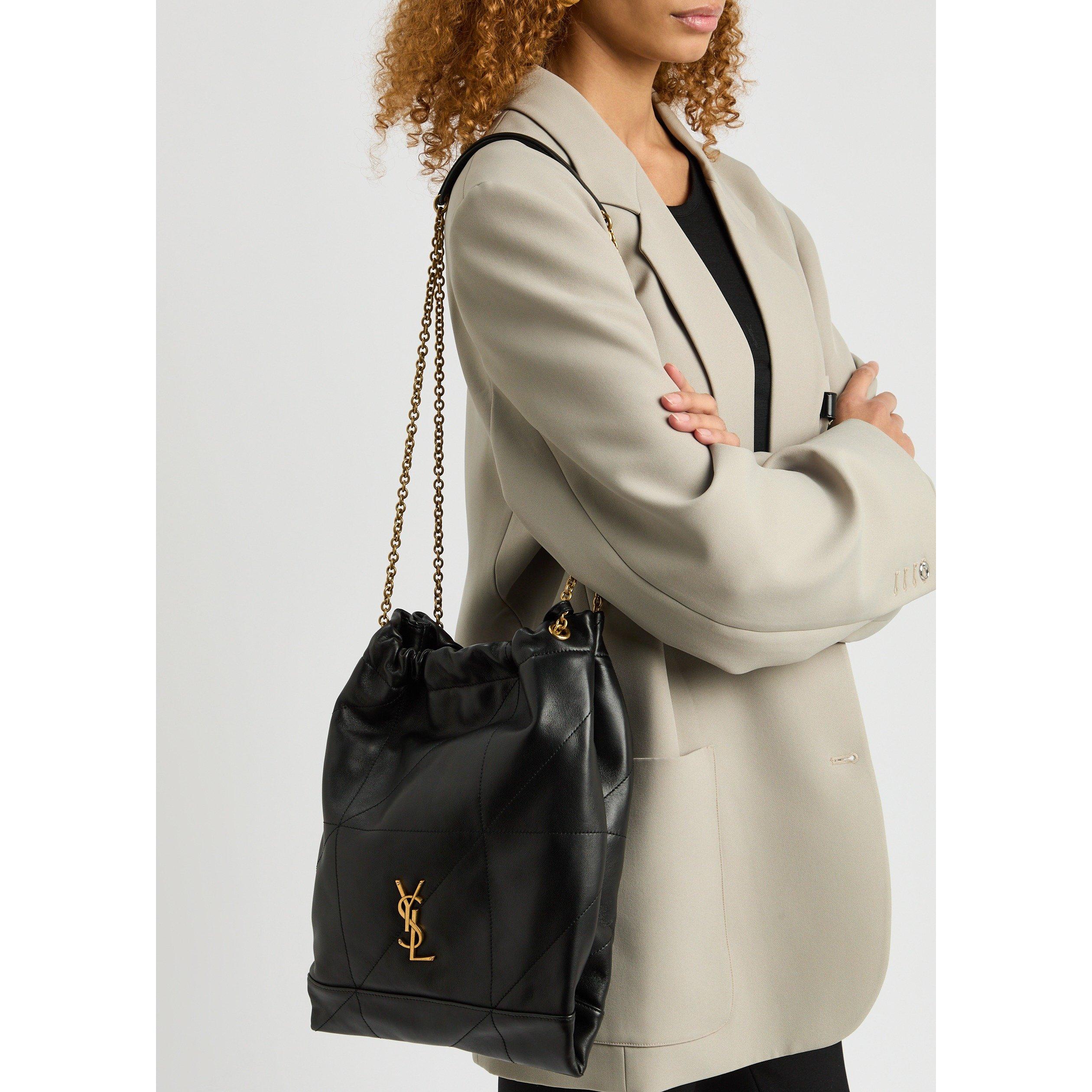 BLACK - Saint Laurent - JAMIE 4.3 QUILTED BUCKET BAG - 3